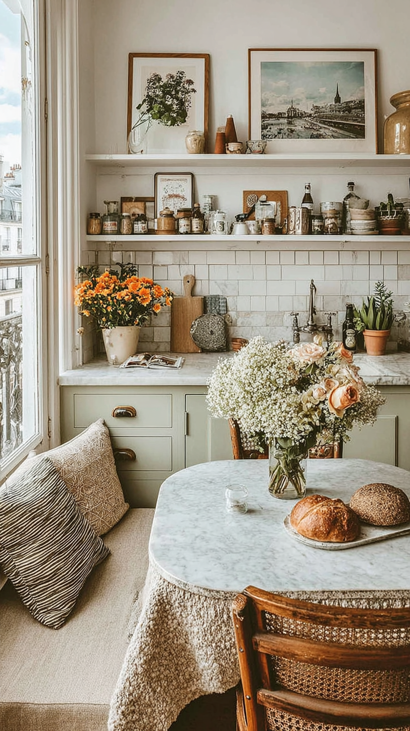 A boho Parisian apartment, sourced almost entirely secondhand
